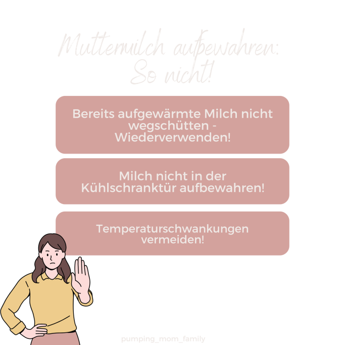 Muttermilch richtig aufbewahren